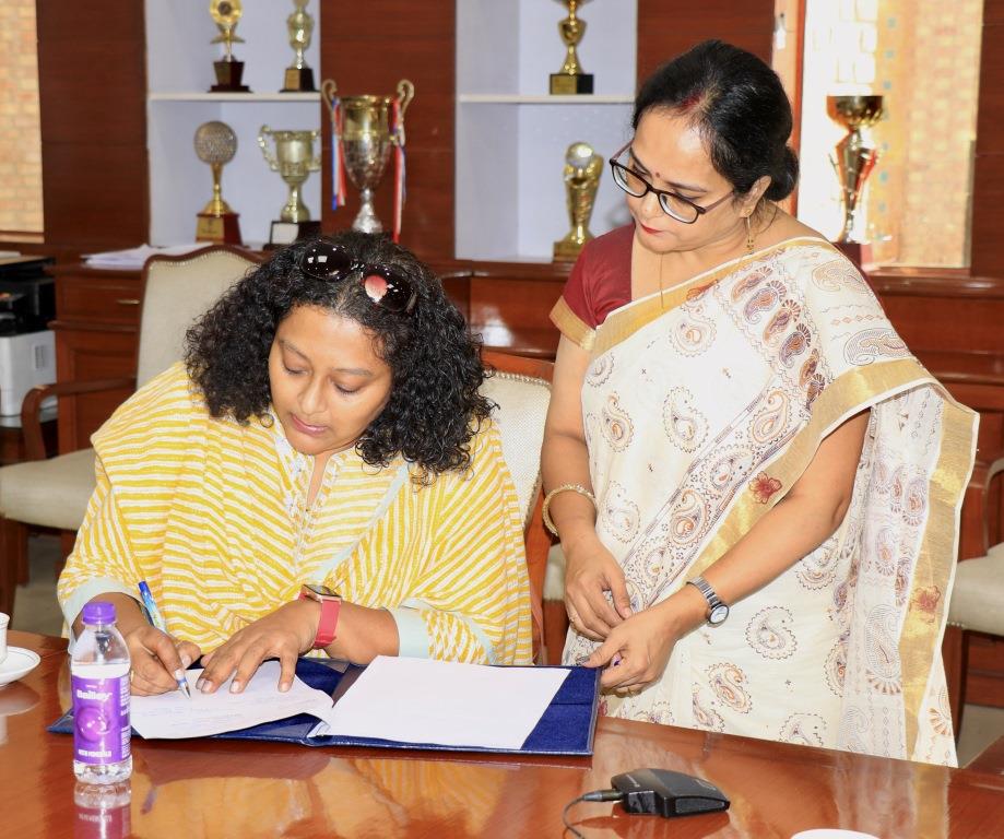 SMFE, Sharda University signed a Memorandum of Understanding (MoU) with Madi film productions