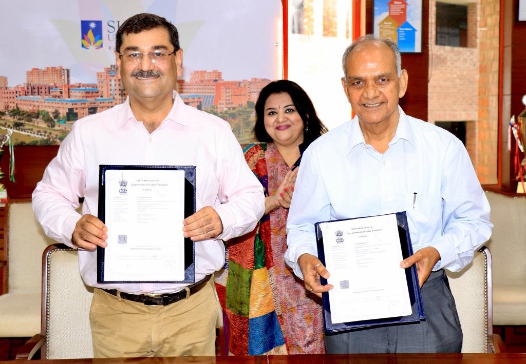 SMFE, Sharda University signed a Memorandum of Understanding (MoU) with Madi film productions