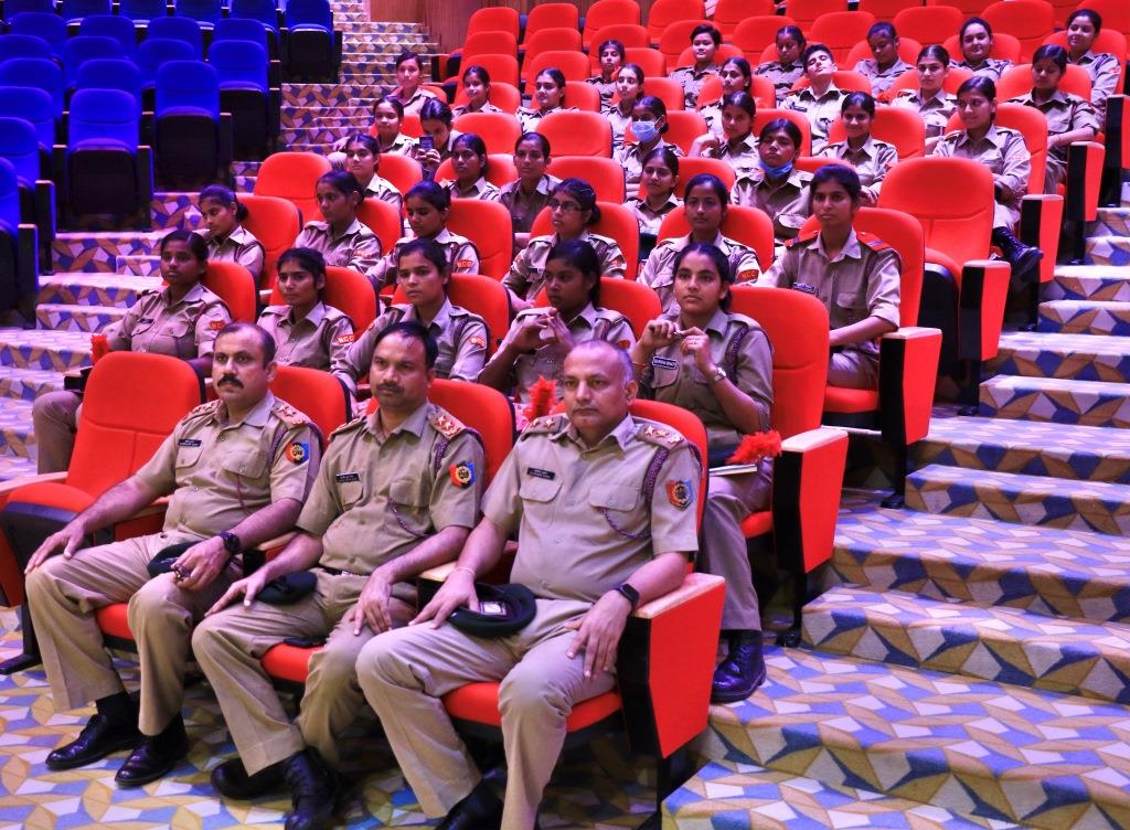 Sharda University's Vice-Chancellor addressed the Cadets of the NCC Team on 26th Oct 2021