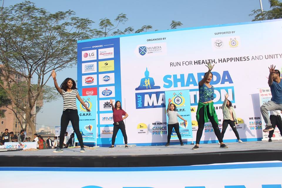 Cultural events at Sharda Half Marathon