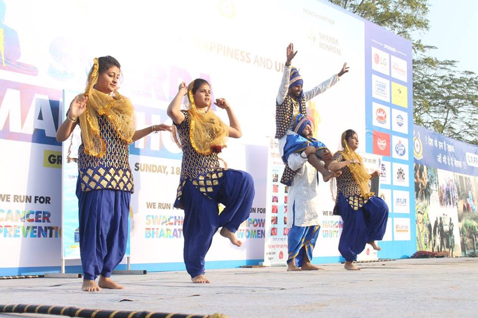 Cultural events at Sharda Half Marathon