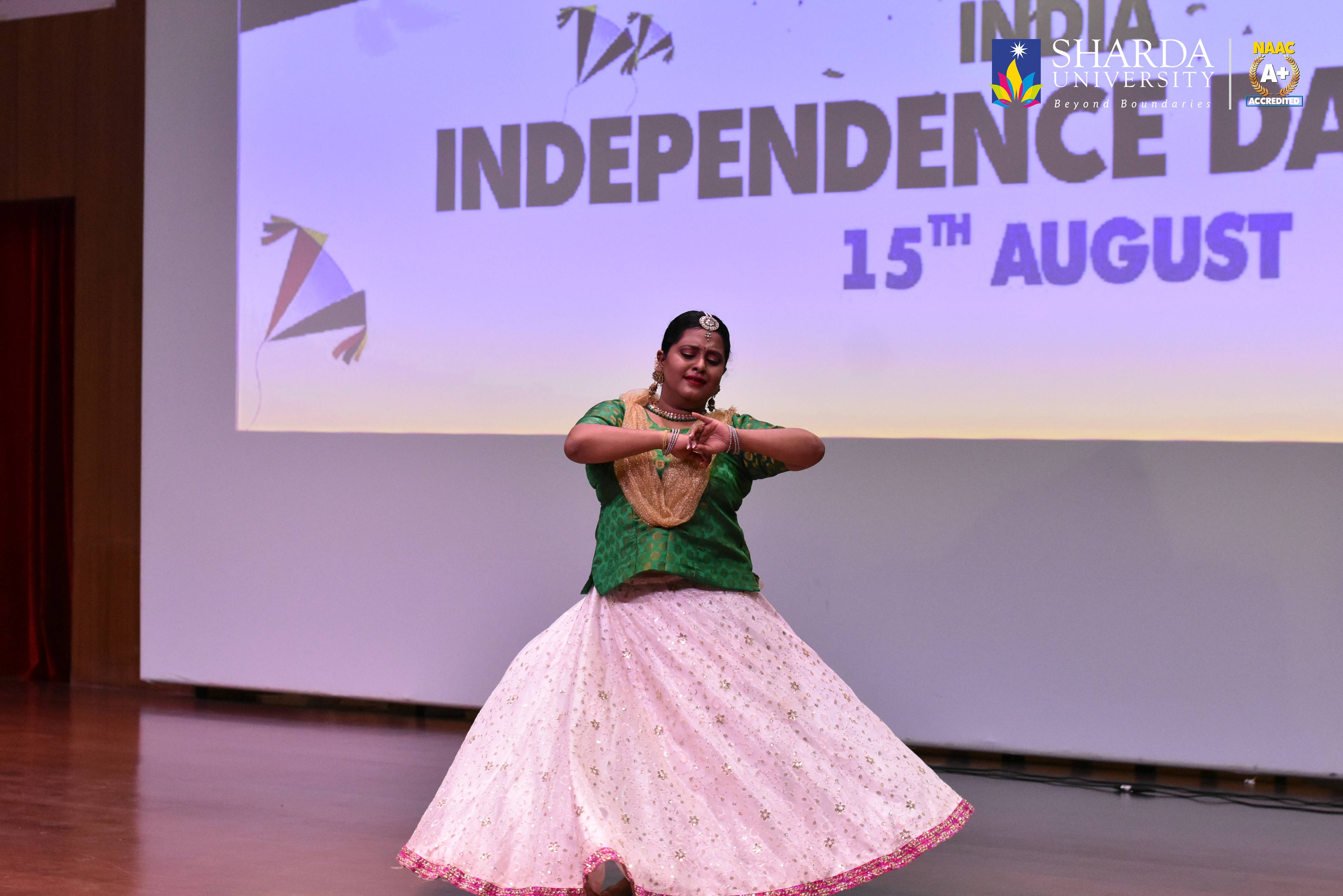 77th Independence Day Celebration at Sharda University